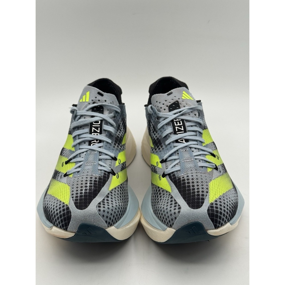 Adidas Adinero Adios Pro 3 Men's Wonder Blue Lucid Lemon Running Shoes Size 6.5 - Picture 2 of 14